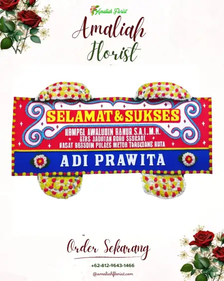 Papan Bunga Ucapan Selamat Klanting